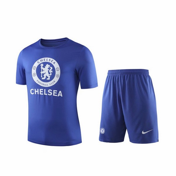 Trainingsshirt Chelsea Komplett Set 2019-20 Blau